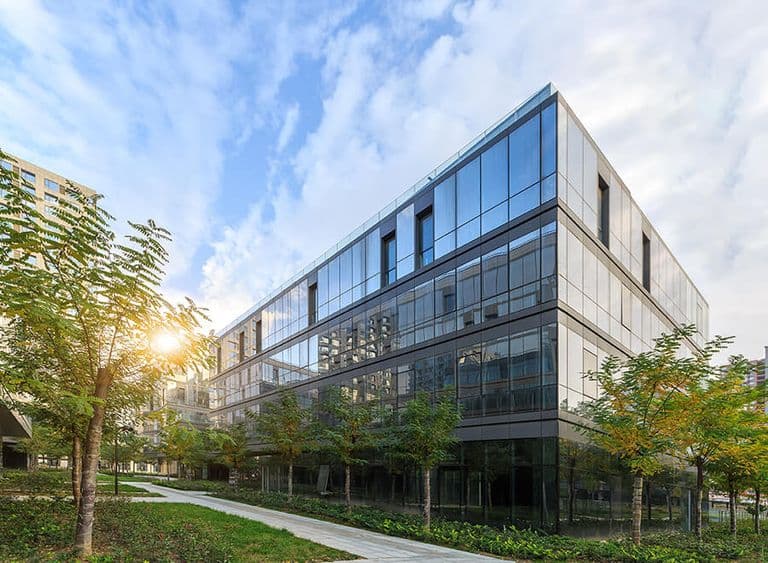 Modern commercial building