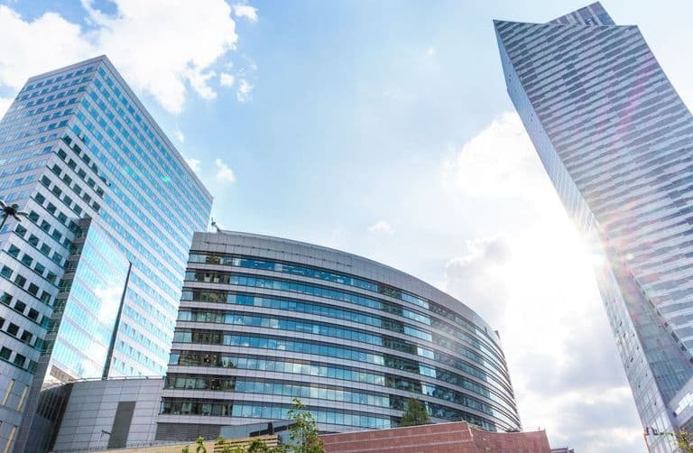 Modern office tower